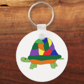 Rainboogschildpad sleutelhanger (Voorkant)