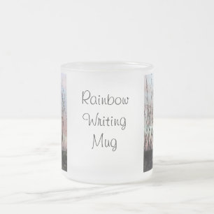 Rainboogschrijvende Mok met regenbogen