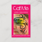 Rainboogscript Visitekaartje (Achterkant)