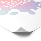 Rainboogslijmstation Poster (Hoek)