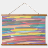 Rainboogspectrum Abstract Hangend Wandkleed (Voorkant)
