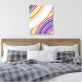 Rainboogsphere Abstract Canvas Afdruk (Insitu (Slaapkamer))