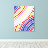 Rainboogsphere Abstract Canvas Afdruk (Insitu (Houten vloer))