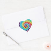 Rainboogspiraal Hart Sticker (Envelop)