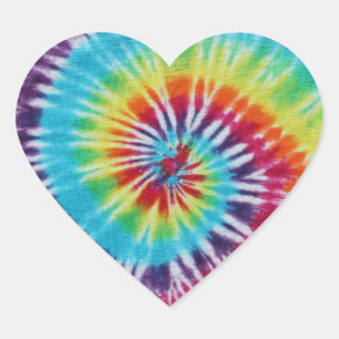 Rainboogspiraal Hart Sticker