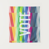Rainboogstraal Abstract geometrisch ontwerp - STEM Wandkleed (Voorkant)