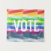 Rainboogstraal Abstract geometrisch ontwerp - STEM Wandkleed (Voorkant (horizontaal))