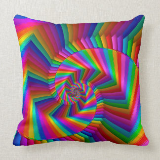 Rainboogstrips Fractal Spiral Sierkussen