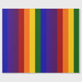 Rainboogstrips Gift Wrap Cadeaupapier (Vlak)