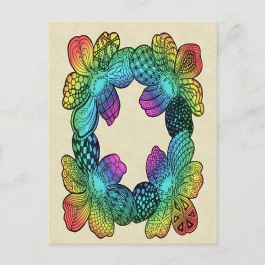 Rainboogventilator Stoodroog Briefkaart (Voorkant)