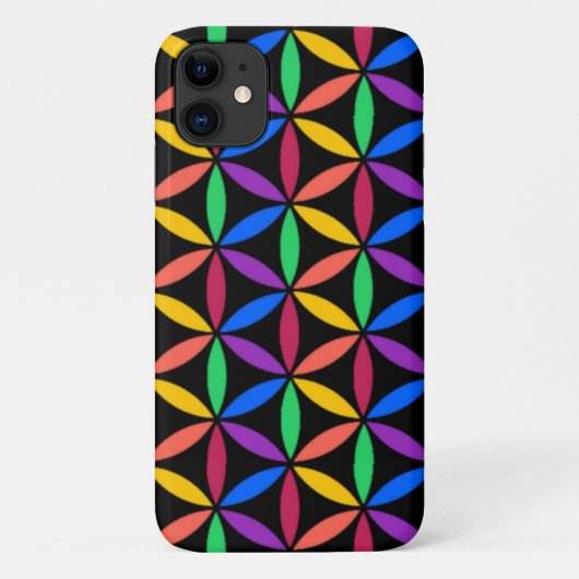 Rainboogventilator van het levenspatroon Case-Mate iPhone case (Achterkant)