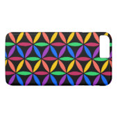 Rainboogventilator van het levenspatroon Case-Mate iPhone case (Achterkant (Horizontaal))