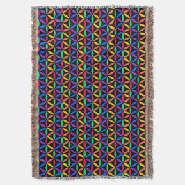 Rainboogventilator van het levenspatroon deken