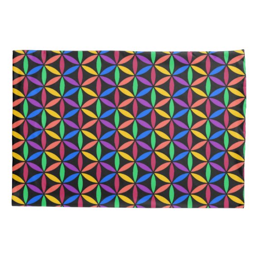 Rainboogventilator van het levenspatroon kussensloop (Achterkant)