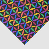 Rainboogventilator van het levenspatroon tissuepapier (Detail)