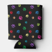 Rainboogverf op zwart blikjeskoeler (Achterkant)