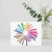 Rainboom Briefkaart (Staand voorkant)