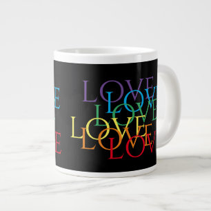 RAINBOUR LOVE II Big White Mug