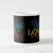 RAINBOUR LOVE II Big White Mug (Devant)