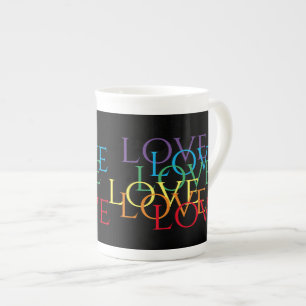 RAINBOVE LOVE II Bone China Mug