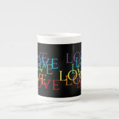 RAINBOVE LOVE II Bone China Mug (Devant)