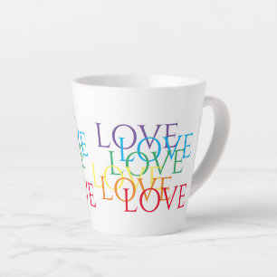 RAINBOVE LOVE Latte Mug
