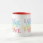 RAINBOVE LOVE Red Combo Mug (Centre)