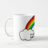 RAINBOW2, deel RAINBOW, sleep een Dekte Persoon Koffiemok (Links)