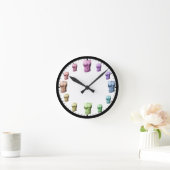 Rainbow Abs Wall Clock Ronde Klok (Huis)