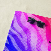 Rainbow Abstract Aangepaste handdoek (In situ)