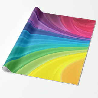 Rainbow Abstract Gift Wrapping paper Cadeaupapier