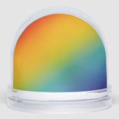 rainbow abstract gradient snow globe (Avant)