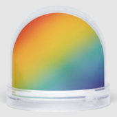 rainbow abstract gradient snow globe (Arrière)
