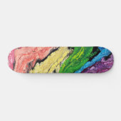 "Rainbow" Abstract skateboarddek Skateboard (Horizontaal)