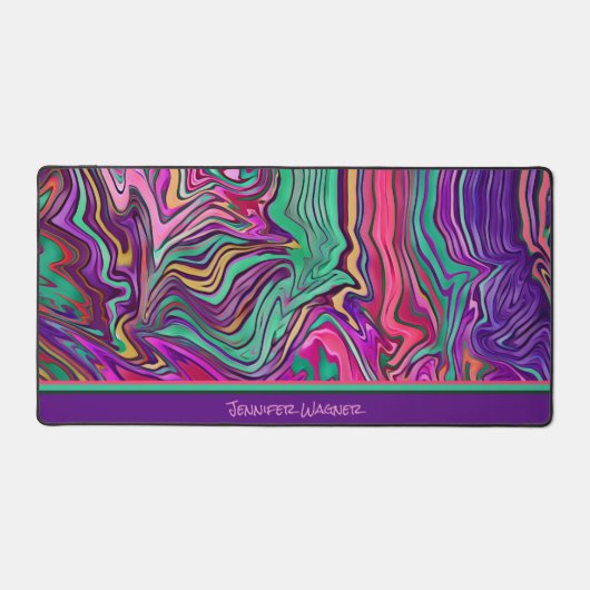 Rainbow Abstrait Jouer Stripe Nom de conception (Recto)