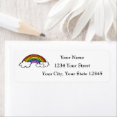 Rainbow-adreslabel Etiket (Insitu)