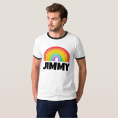 RAINBOW AJOUTER LE NOM DES T-shirts PERSONNALISÉS (Devant entier)