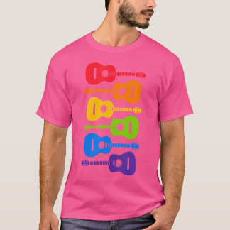 Rainbow akoestische gitaar t-shirt