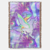 Rainbow Alicorn Deken (Voorkant Verticaal)
