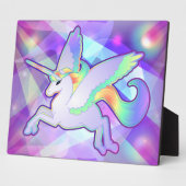 Rainbow Alicorn Fotoplaat (Zijkant)