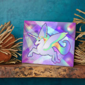 Rainbow Alicorn Fotoplaat (Zijkant)