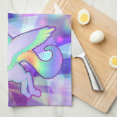 Rainbow Alicorn Theedoek (Quarter Fold)