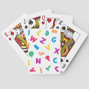 Rainbow Alphabet Scramble Speelkaarten