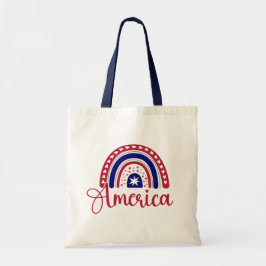 Rainbow America Tote Bag