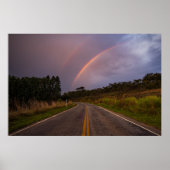 Rainbow And Road Poster (Voorkant)