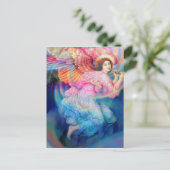 Rainbow Angel Briefkaart (Staand voorkant)