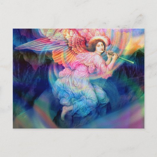 Rainbow Angel Briefkaart (Voorkant)