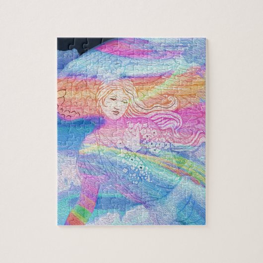 Rainbow Angel Legpuzzel (Verticaal)