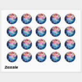 Rainbow Angel Ronde Sticker (Vel)