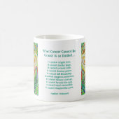 Rainbow Angel Wat kanker kan geen koffie-Mok doen Koffiemok (Center)